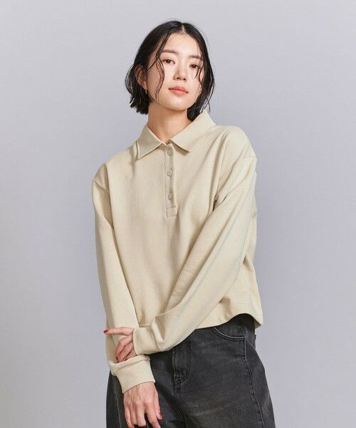 BEAUTY&YOUTH UNITED ARROWS / ビューティー&ユース ユナイテッドアローズ スウェット | コットン裏毛 ショートポロスウェット プルオーバー | 詳細16