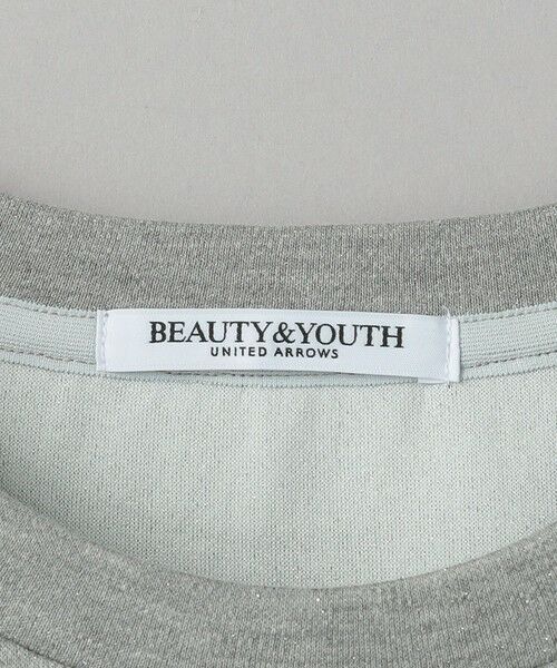 BEAUTY&YOUTH UNITED ARROWS / ビューティー&ユース ユナイテッドアローズ カットソー | ラメダンボール クルーネックトップス | 詳細18