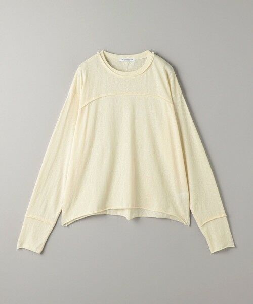 BEAUTY&YOUTH UNITED ARROWS / ビューティー&ユース ユナイテッドアローズ カットソー | 【WEB限定】スラブカットオフ ロングスリーブTシャツ | 詳細3