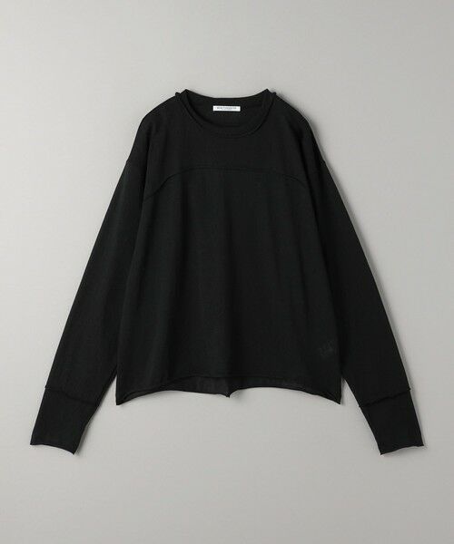 BEAUTY&YOUTH UNITED ARROWS / ビューティー&ユース ユナイテッドアローズ カットソー | 【WEB限定】スラブカットオフ ロングスリーブTシャツ | 詳細10