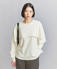 【WEB限定】ケープフリル レイヤーカットソー