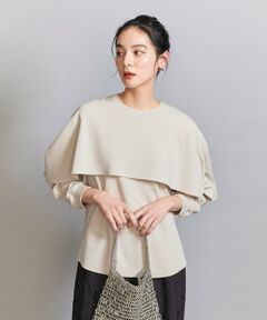 BEAUTY&YOUTH UNITED ARROWS / ビューティー&ユース ユナイテッドアローズ カットソー | 【WEB限定 Wardrobe DAILY MINIMAL】ケープフリル レイヤーカットソー