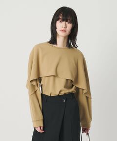 BEAUTY&YOUTH UNITED ARROWS / ビューティー&ユース ユナイテッドアローズ カットソー | 【WEB限定 Wardrobe DAILY MINIMAL】ケープフリル レイヤーカットソー