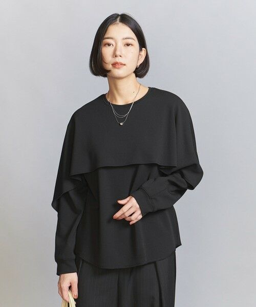 BEAUTY&YOUTH UNITED ARROWS / ビューティー&ユース ユナイテッドアローズ カットソー | 【WEB限定】ケープフリル レイヤーカットソー | 詳細4