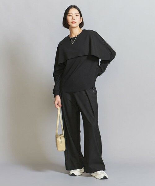 BEAUTY&YOUTH UNITED ARROWS / ビューティー&ユース ユナイテッドアローズ カットソー | 【WEB限定】ケープフリル レイヤーカットソー | 詳細6