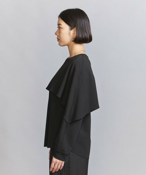 BEAUTY&YOUTH UNITED ARROWS / ビューティー&ユース ユナイテッドアローズ カットソー | 【WEB限定 Wardrobe DAILY MINIMAL】ケープフリル レイヤーカットソー | 詳細6