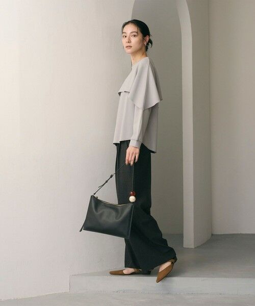 BEAUTY&YOUTH UNITED ARROWS / ビューティー&ユース ユナイテッドアローズ カットソー | 【WEB限定 Wardrobe DAILY MINIMAL】ケープフリル レイヤーカットソー | 詳細13
