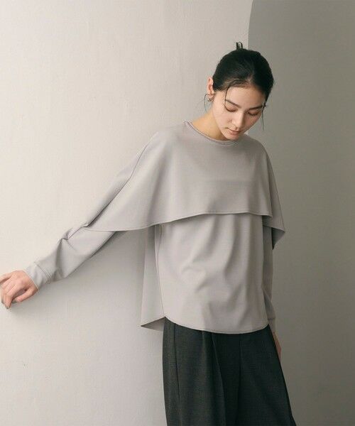 BEAUTY&YOUTH UNITED ARROWS / ビューティー&ユース ユナイテッドアローズ カットソー | 【WEB限定 Wardrobe DAILY MINIMAL】ケープフリル レイヤーカットソー | 詳細14