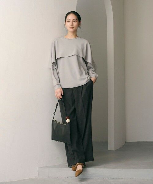 BEAUTY&YOUTH UNITED ARROWS / ビューティー&ユース ユナイテッドアローズ カットソー | 【WEB限定 Wardrobe DAILY MINIMAL】ケープフリル レイヤーカットソー | 詳細18