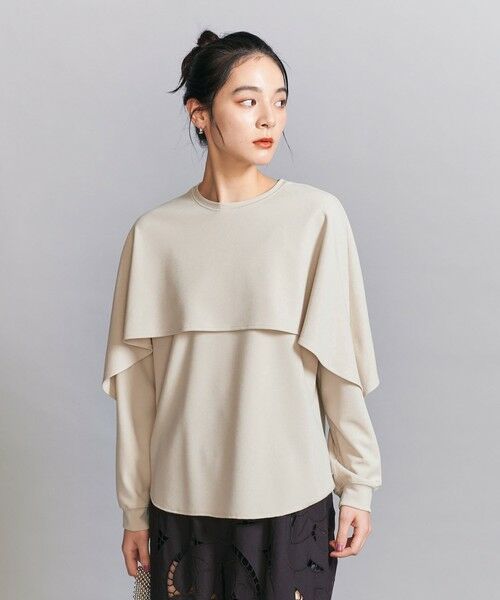 BEAUTY&YOUTH UNITED ARROWS / ビューティー&ユース ユナイテッドアローズ カットソー | 【WEB限定 Wardrobe DAILY MINIMAL】ケープフリル レイヤーカットソー | 詳細16