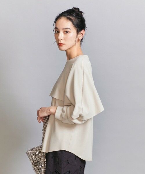 BEAUTY&YOUTH UNITED ARROWS / ビューティー&ユース ユナイテッドアローズ カットソー | 【WEB限定 Wardrobe DAILY MINIMAL】ケープフリル レイヤーカットソー | 詳細17