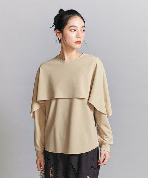 BEAUTY&YOUTH UNITED ARROWS / ビューティー&ユース ユナイテッドアローズ カットソー | 【WEB限定 Wardrobe DAILY MINIMAL】ケープフリル レイヤーカットソー | 詳細18