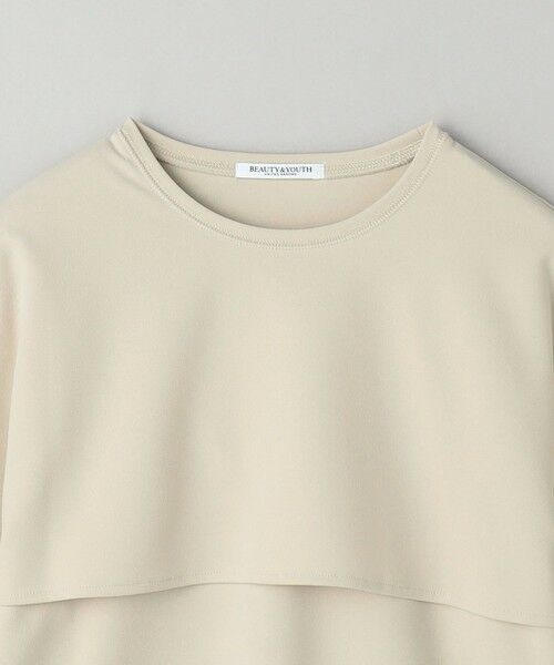 BEAUTY&YOUTH UNITED ARROWS / ビューティー&ユース ユナイテッドアローズ カットソー | 【WEB限定 Wardrobe DAILY MINIMAL】ケープフリル レイヤーカットソー | 詳細23