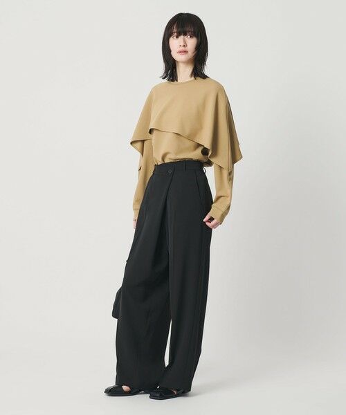 BEAUTY&YOUTH UNITED ARROWS / ビューティー&ユース ユナイテッドアローズ カットソー | 【WEB限定 Wardrobe DAILY MINIMAL】ケープフリル レイヤーカットソー | 詳細29