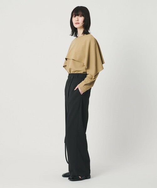 BEAUTY&YOUTH UNITED ARROWS / ビューティー&ユース ユナイテッドアローズ カットソー | 【WEB限定 Wardrobe DAILY MINIMAL】ケープフリル レイヤーカットソー | 詳細30