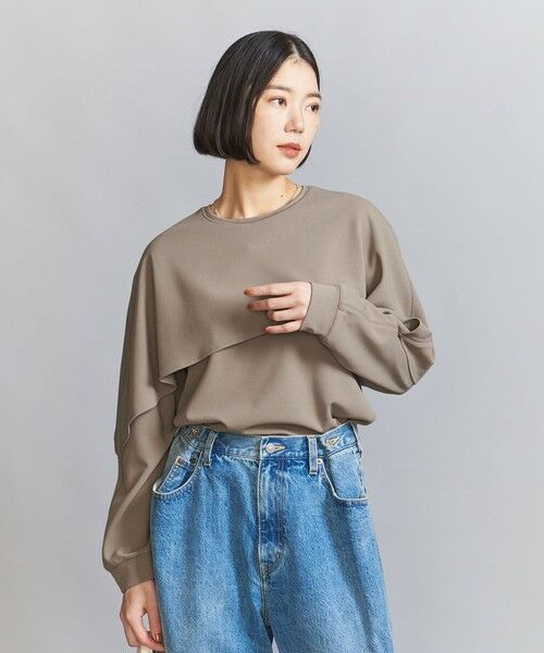 BEAUTY&YOUTH UNITED ARROWS / ビューティー&ユース ユナイテッドアローズ カットソー | 【WEB限定 Wardrobe DAILY MINIMAL】ケープフリル レイヤーカットソー | 詳細25