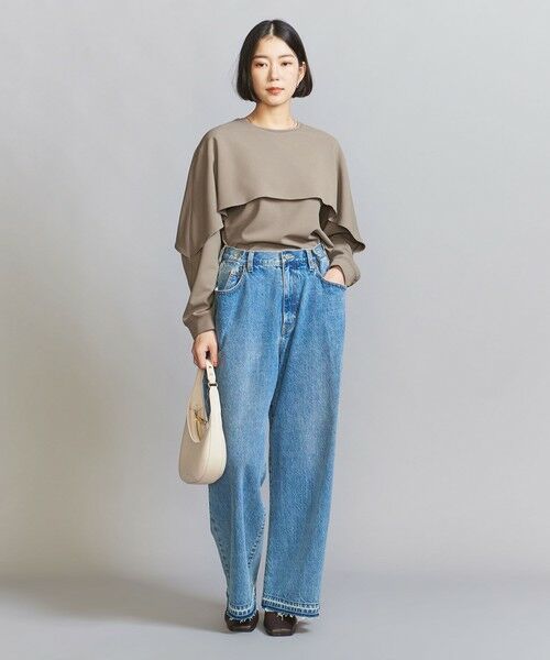 BEAUTY&YOUTH UNITED ARROWS / ビューティー&ユース ユナイテッドアローズ カットソー | 【WEB限定 Wardrobe DAILY MINIMAL】ケープフリル レイヤーカットソー | 詳細26