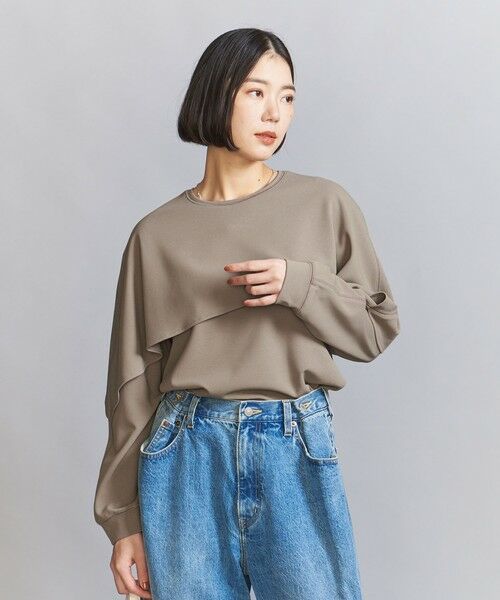 BEAUTY&YOUTH UNITED ARROWS / ビューティー&ユース ユナイテッドアローズ カットソー | 【WEB限定 Wardrobe DAILY MINIMAL】ケープフリル レイヤーカットソー | 詳細28