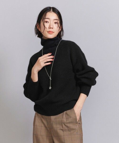 BEAUTY&YOUTH UNITED ARROWS / ビューティー&ユース ユナイテッドアローズ ニット・セーター | ボリュームスリーブ タートルネック ニットプルオーバー | 詳細11