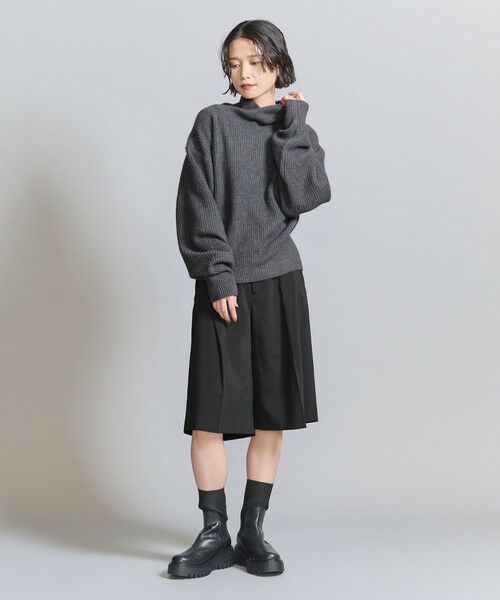 BEAUTY&YOUTH UNITED ARROWS / ビューティー&ユース ユナイテッドアローズ ニット・セーター | ボリュームスリーブ タートルネック ニットプルオーバー | 詳細8