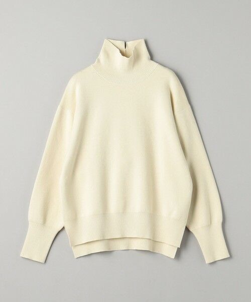 BEAUTY&YOUTH UNITED ARROWS / ビューティー&ユース ユナイテッドアローズ ニット・セーター | コットンカシミヤ ミラノリブニット タートル -ウォッシャブル- | 詳細4