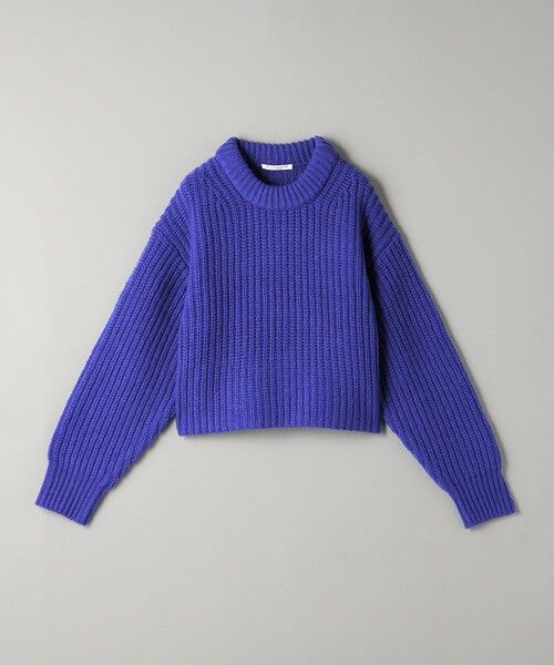 BEAUTY&YOUTH UNITED ARROWS / ビューティー&ユース ユナイテッドアローズ ニット・セーター | ウール畦ニットクロップド プルオーバー | 詳細20