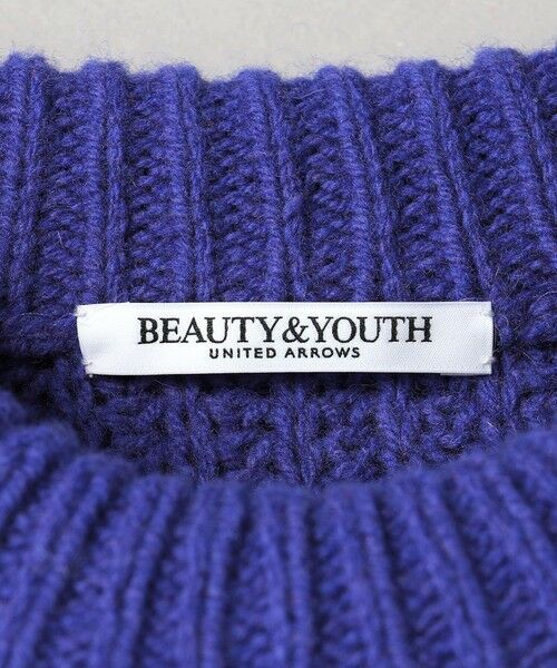 BEAUTY&YOUTH UNITED ARROWS / ビューティー&ユース ユナイテッドアローズ ニット・セーター | ウール畦ニットクロップド プルオーバー | 詳細25