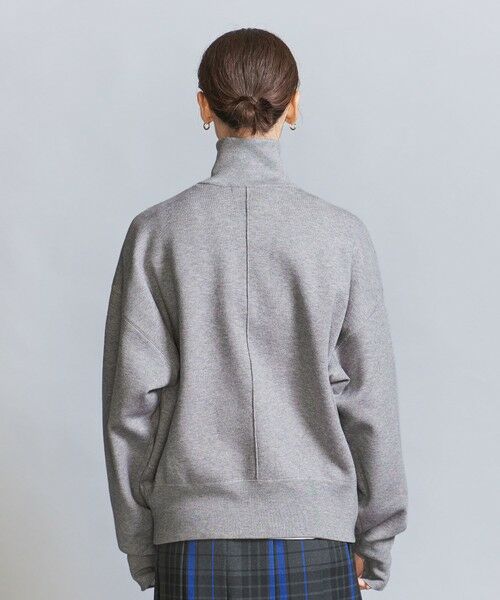 BEAUTY&YOUTH UNITED ARROWS / ビューティー&ユース ユナイテッドアローズ ニット・セーター | 【WEB限定】スポンディッシュニット ハーフジッププルオーバー -ウォッシャブル- | 詳細14