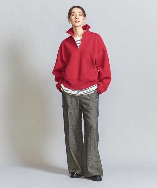 BEAUTY&YOUTH UNITED ARROWS / ビューティー&ユース ユナイテッドアローズ ニット・セーター | 【WEB限定】スポンディッシュニット ハーフジッププルオーバー -ウォッシャブル- | 詳細22