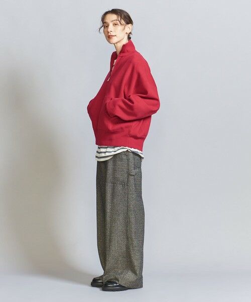 BEAUTY&YOUTH UNITED ARROWS / ビューティー&ユース ユナイテッドアローズ ニット・セーター | 【WEB限定】スポンディッシュニット ハーフジッププルオーバー -ウォッシャブル- | 詳細23