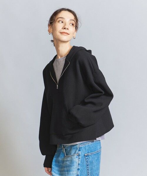 BEAUTY&YOUTH UNITED ARROWS / ビューティー&ユース ユナイテッドアローズ ニット・セーター | 【WEB限定】スポンディッシュニット フーディプルオーバー -ウォッシャブル- | 詳細5