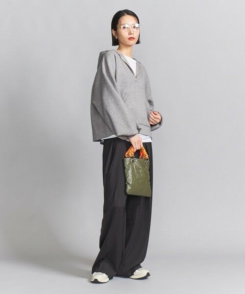 BEAUTY&YOUTH UNITED ARROWS / ビューティー&ユース ユナイテッドアローズ ニット・セーター | 【WEB限定】スポンディッシュニット フーディプルオーバー -ウォッシャブル- | 詳細12