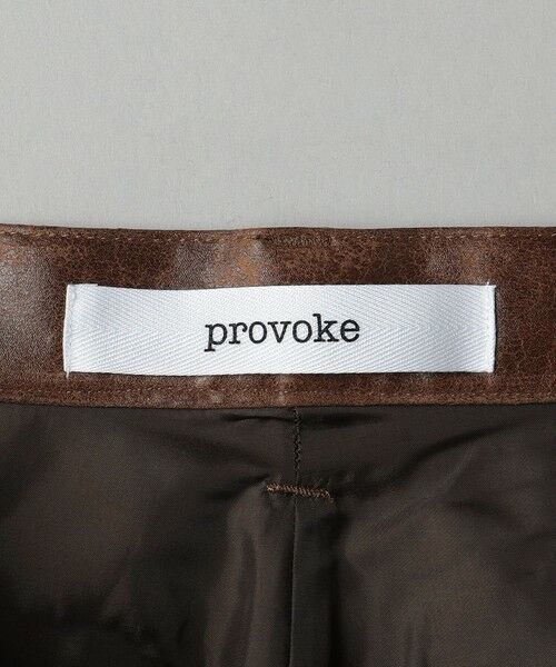 BEAUTY&YOUTH UNITED ARROWS / ビューティー&ユース ユナイテッドアローズ その他パンツ | ＜provoke＞クラッキングレザーライク パンツ | 詳細15