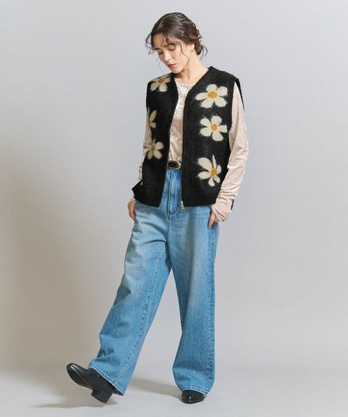 BEAUTY&YOUTH UNITED ARROWS / ビューティー&ユース ユナイテッドアローズ ベスト | 【別注】＜TOWNCRAFT＞ジップ ニットベスト | 詳細2