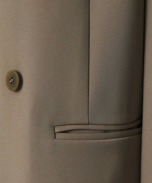 BEAUTY&YOUTH UNITED ARROWS / ビューティー&ユース ユナイテッドアローズ ノーカラージャケット | 【WEB限定 Wardrobe DAILY MINIMAL】ダブルクロス カラーレスジャケット ウォッシャブル | 詳細24