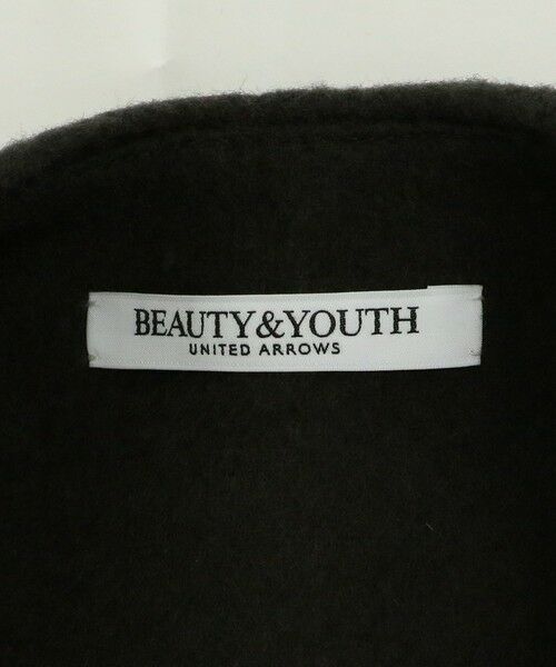 BEAUTY&YOUTH UNITED ARROWS / ビューティー&ユース ユナイテッドアローズ その他アウター | ウールブレンド ノーカラーミドルコート | 詳細25