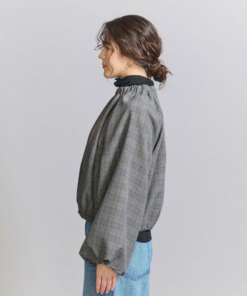 BEAUTY&YOUTH UNITED ARROWS / ビューティー&ユース ユナイテッドアローズ ブルゾン | 【WEB限定】グレンチェック ギャザーブルゾン -ウォッシャブル- | 詳細5