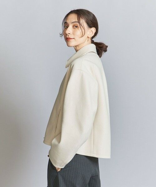 BEAUTY&YOUTH UNITED ARROWS / ビューティー&ユース ユナイテッドアローズ ブルゾン | 【WEB限定】ウールライク ショートジップブルゾン | 詳細3