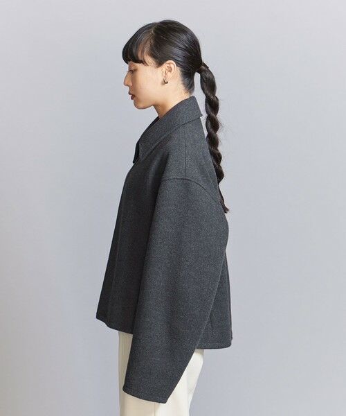 BEAUTY&YOUTH UNITED ARROWS / ビューティー&ユース ユナイテッドアローズ ブルゾン | 【WEB限定】ウールライク ショートジップブルゾン | 詳細14