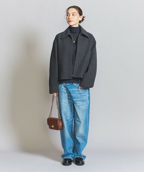 BEAUTY&YOUTH UNITED ARROWS / ビューティー&ユース ユナイテッドアローズ ブルゾン | 【WEB限定】ウールライク ショートジップブルゾン | 詳細11