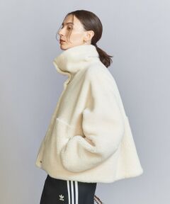 【WEB限定】ボア×キルティング リバーシブルショートコート -2WAY-