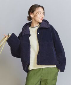 【WEB限定】ボア×キルティング リバーシブルショートコート -2WAY-