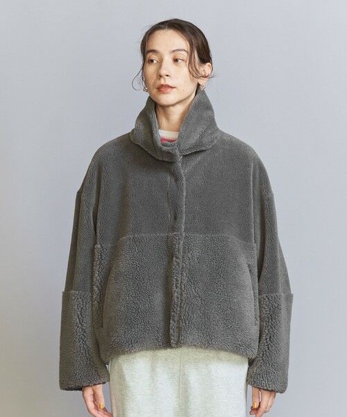 BEAUTY&YOUTH UNITED ARROWS / ビューティー&ユース ユナイテッドアローズ ブルゾン | 【WEB限定】ボア×キルティング リバーシブルショートコート -2WAY- | 詳細11