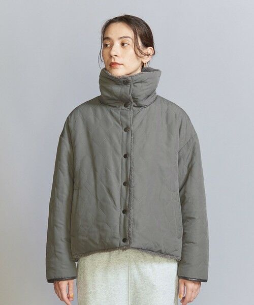 BEAUTY&YOUTH UNITED ARROWS / ビューティー&ユース ユナイテッドアローズ ブルゾン | 【WEB限定】ボア×キルティング リバーシブルショートコート -2WAY- | 詳細18