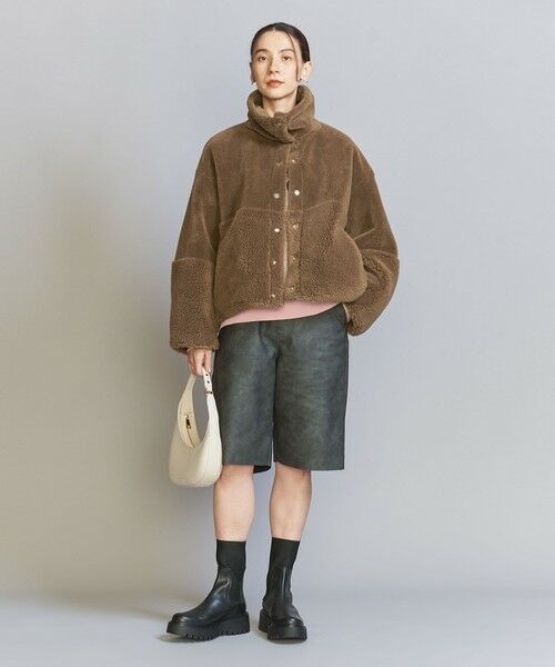 BEAUTY&YOUTH UNITED ARROWS / ビューティー&ユース ユナイテッドアローズ ブルゾン | 【WEB限定】ボア×キルティング リバーシブルショートコート -2WAY- | 詳細22