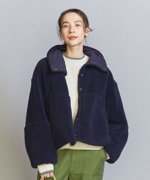 BEAUTY&YOUTH UNITED ARROWS / ビューティー&ユース ユナイテッドアローズ ブルゾン | 【WEB限定】ボア×キルティング リバーシブルショートコート -2WAY- | 詳細25