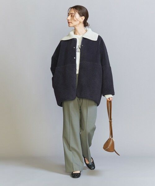 BEAUTY&YOUTH UNITED ARROWS / ビューティー&ユース ユナイテッドアローズ その他アウター | 【WEB限定】ボア×フェイクムートン ノーカラーリバーシブルコート -2WAY- | 詳細27