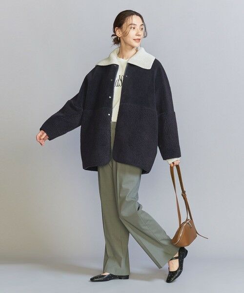 BEAUTY&YOUTH UNITED ARROWS / ビューティー&ユース ユナイテッドアローズ その他アウター | 【WEB限定】ボア×フェイクムートン ノーカラーリバーシブルコート -2WAY- | 詳細28