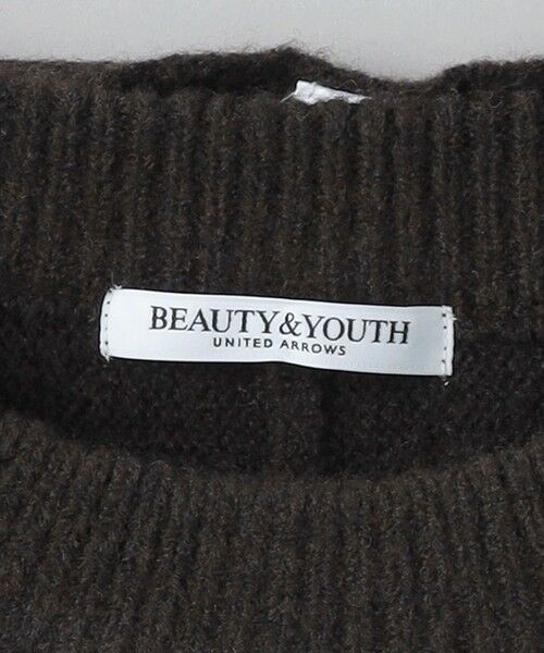 BEAUTY&YOUTH UNITED ARROWS / ビューティー&ユース ユナイテッドアローズ ロング・マキシ丈ワンピース | スカーフコンビ ニット ワンピース | 詳細11