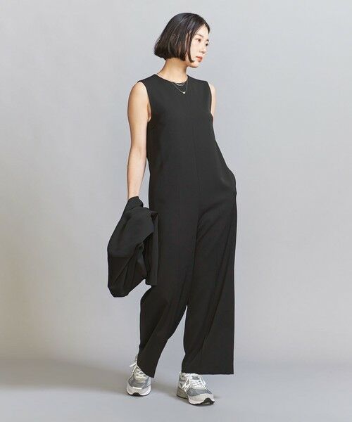 BEAUTY&YOUTH UNITED ARROWS / ビューティー&ユース ユナイテッドアローズ サロペット・オールインワン | 【WEB限定】ダブルクロス オールインワン -ウォッシャブル- | 詳細2